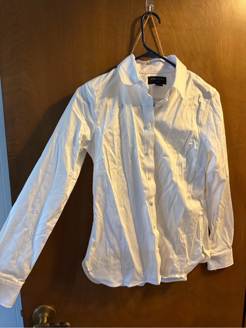 Woman’s White Dress Shirt - Banana Republic